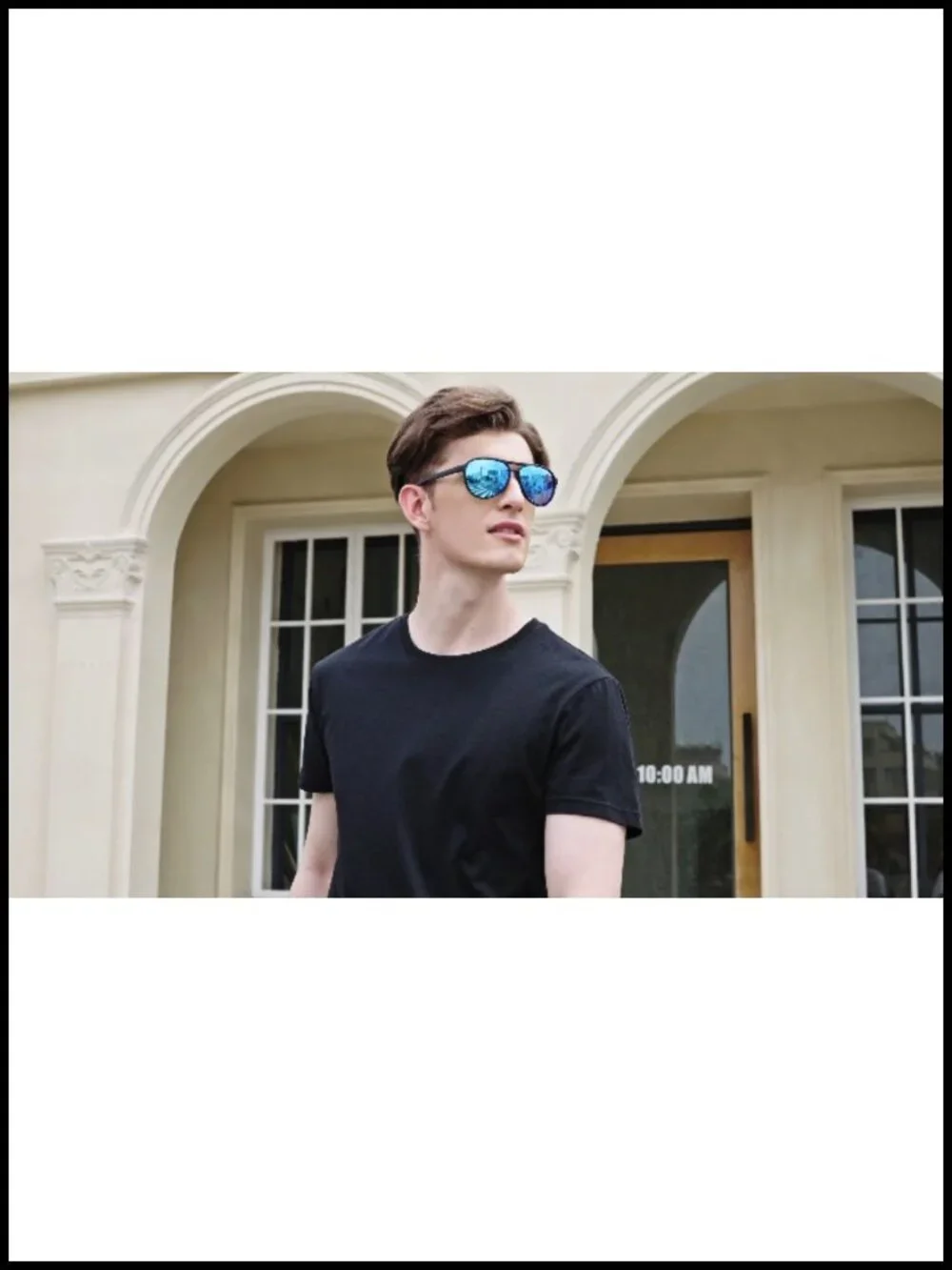 Polarized UV400 Aviator Sunglasses for Men Women Retro Sports Driving Running